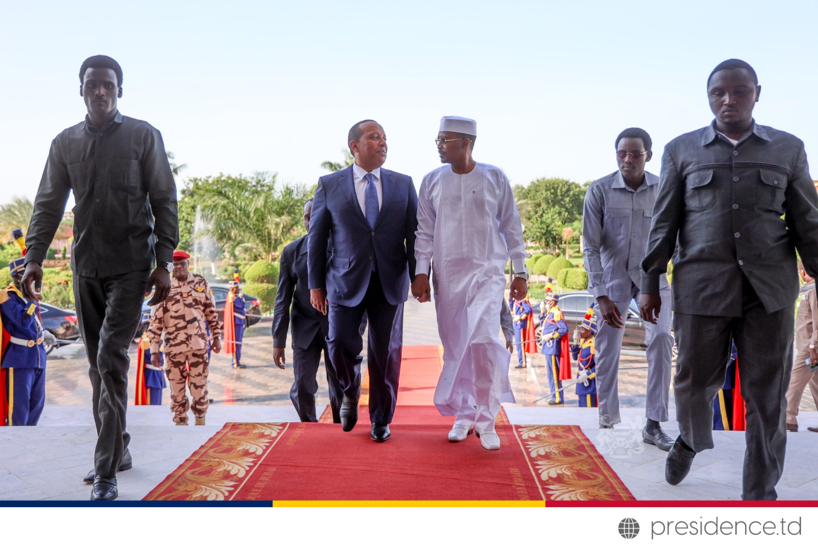 Coopération : le président tchadien de transition reçoit deux ministres étrangers