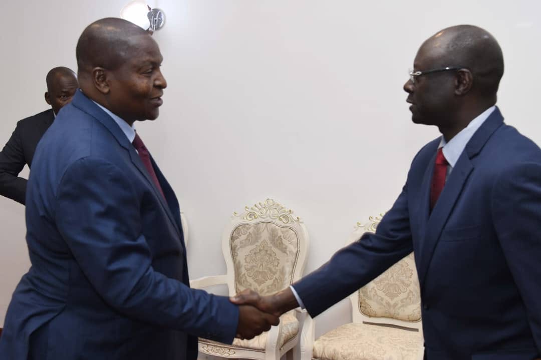CEMAC : le gouverneur de la BEAC Abbas Mahamat Tolli à Bangui