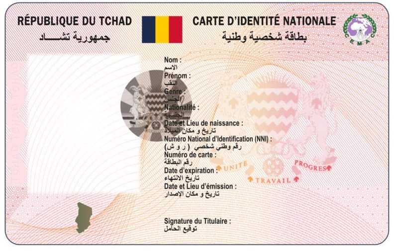 Tchad : fin de la gratuité de la carte d’identité nationale