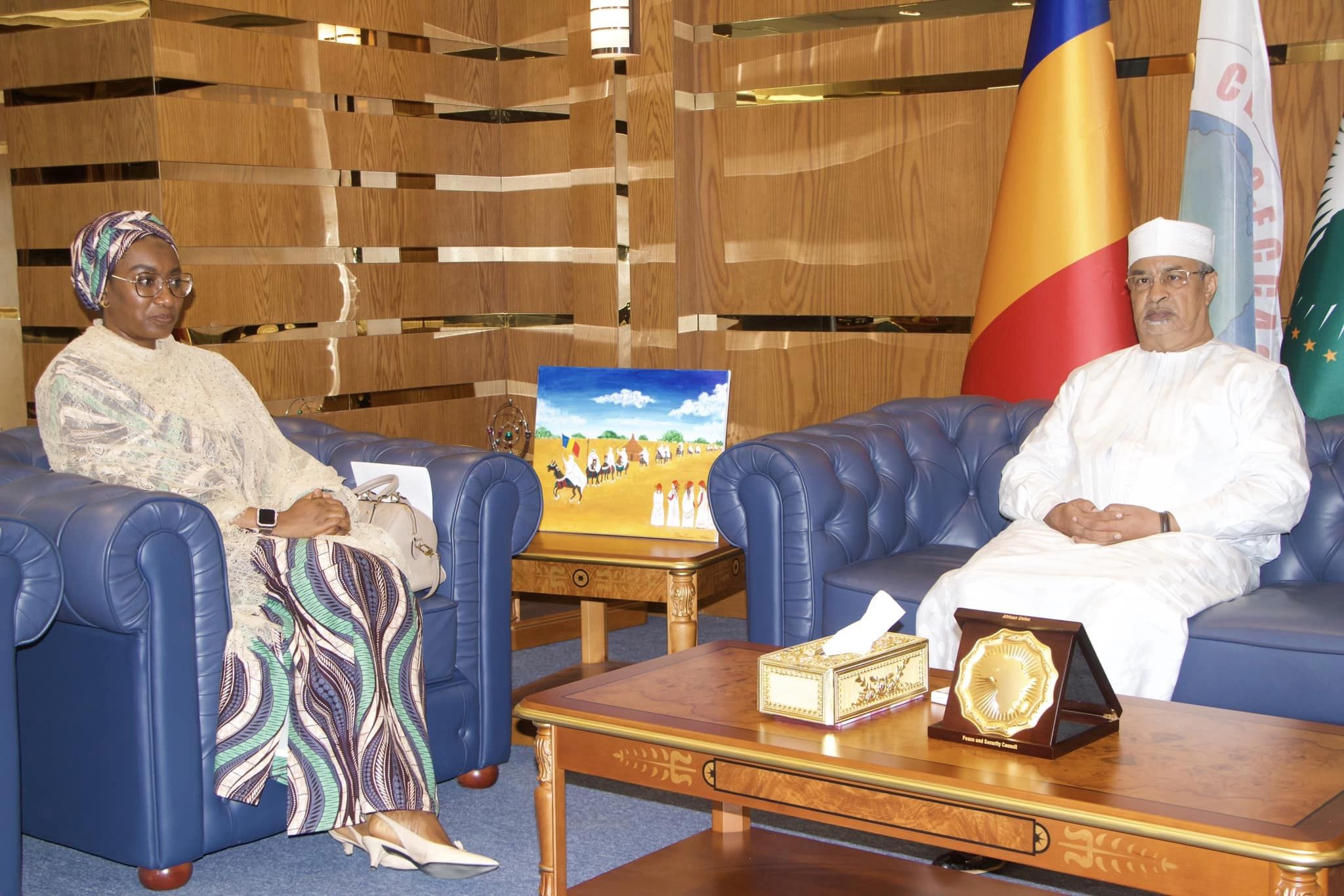 Diplomatie : l’ambassadeur du Nigeria en fin de mission au Tchad