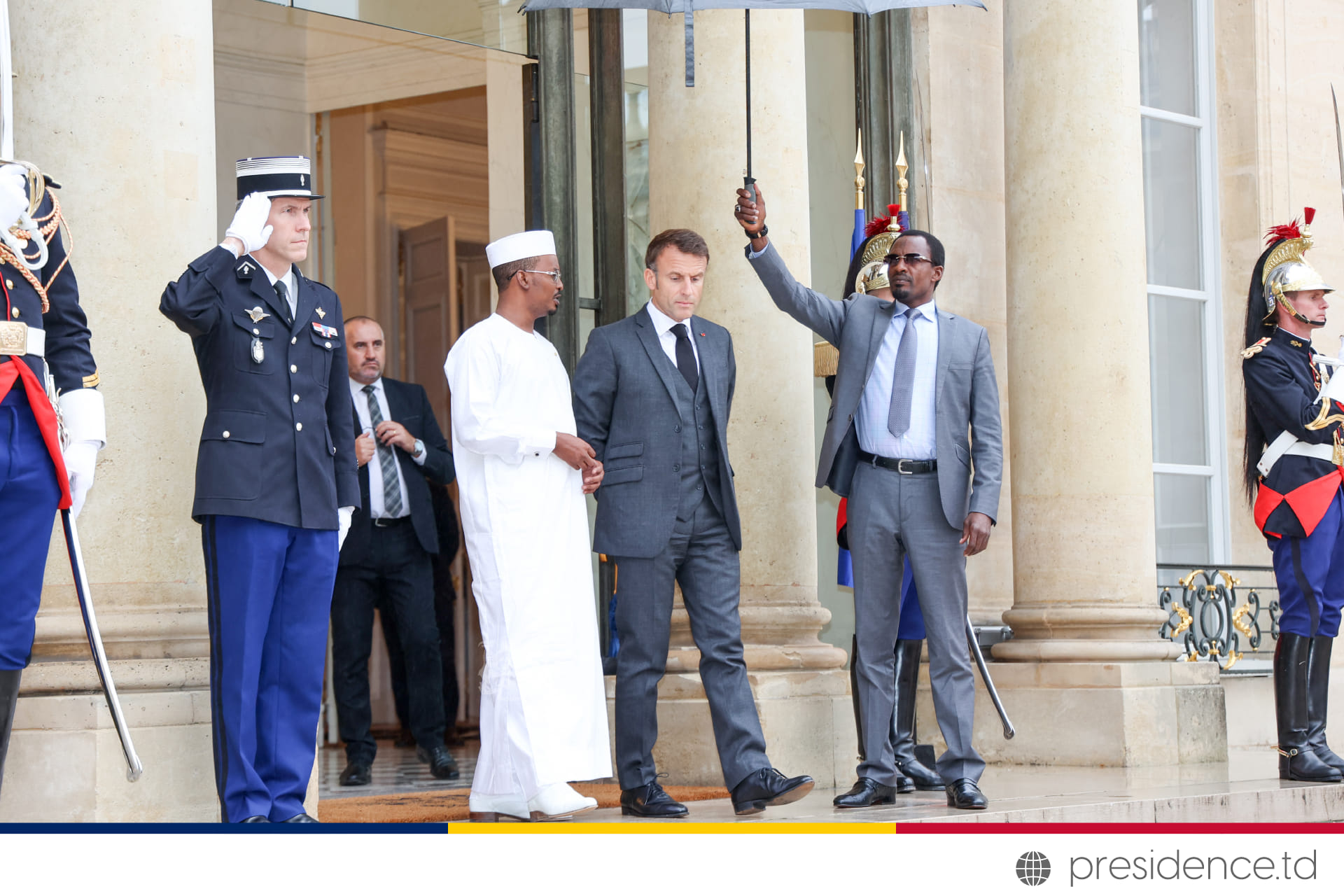 Coopération : Mahamant Idriss Deby et Macron discutent de l’appui à la transition au Tchad
