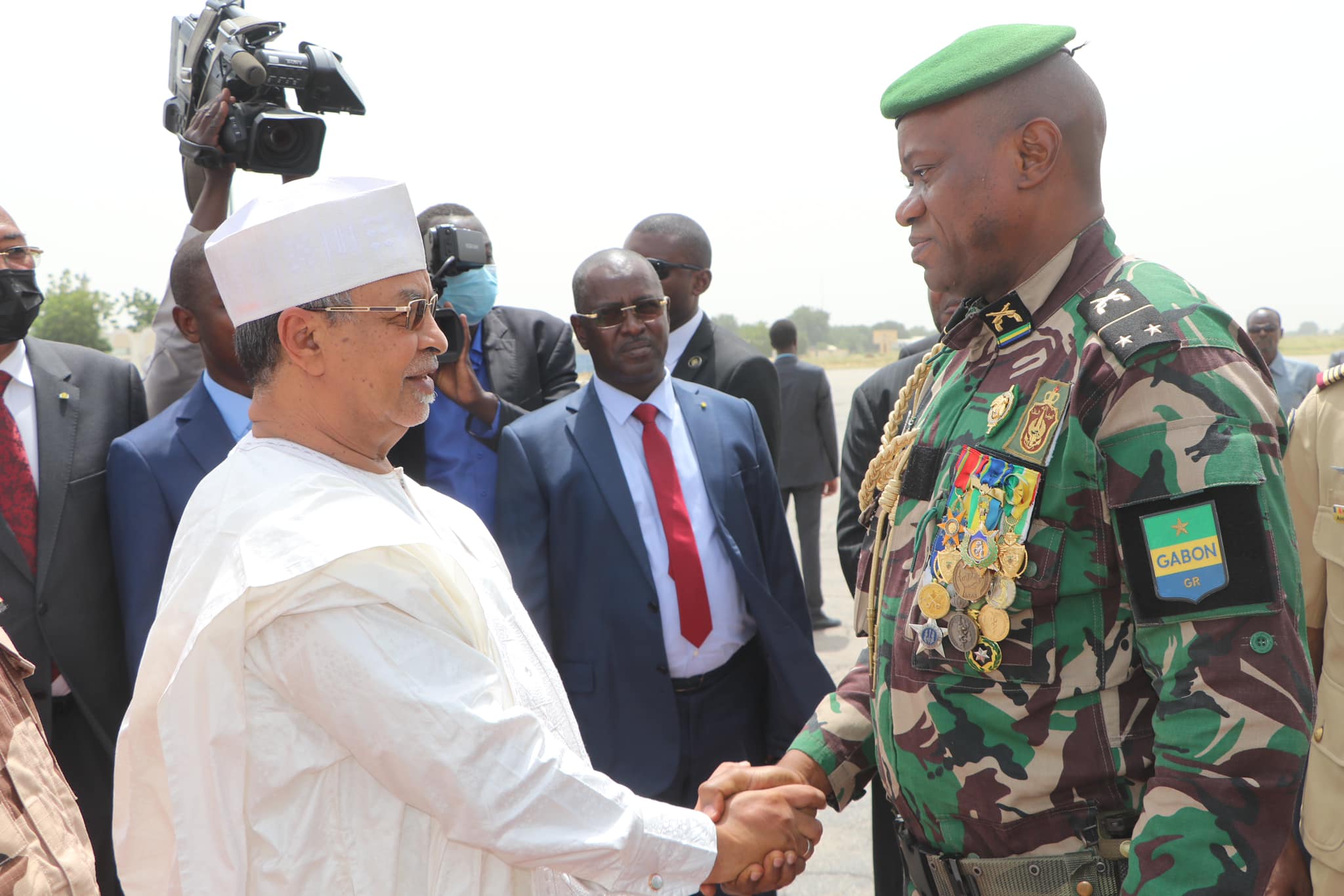 Coopération : le président de transition du Gabon séjourne à N’Djaména