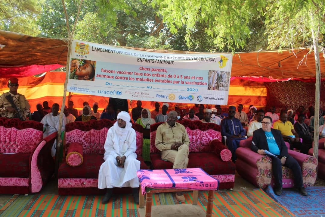Tchad : lancement de la campagne mixte pour la vaccination contre la poliomyélite et les maladies animales