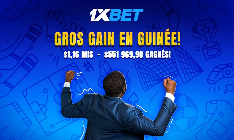 Un homme chanceux de Guinée a gagné plus de $550,000 grâce à un pari sportif!