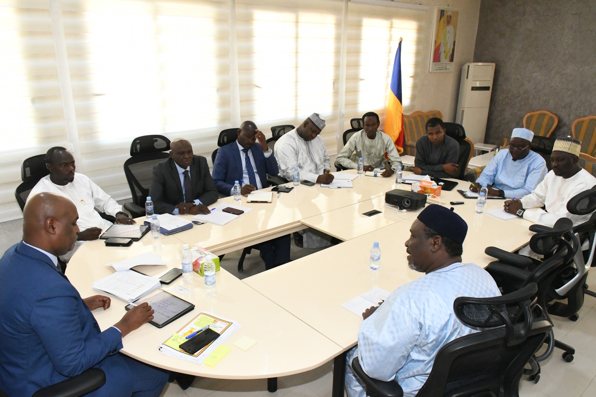 Tchad : le ministre des Infrastructures échange avec les chefs d’entreprises