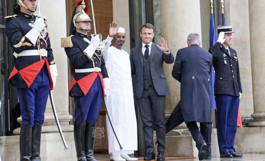 Coopération : Emmanuel Macron félicite Mahamat Idriss Deby élu président du Tchad