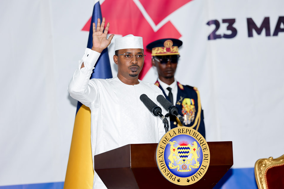 Investi président de la 5e République au Tchad : Mahamat Idriss Deby fait de grandes promesses