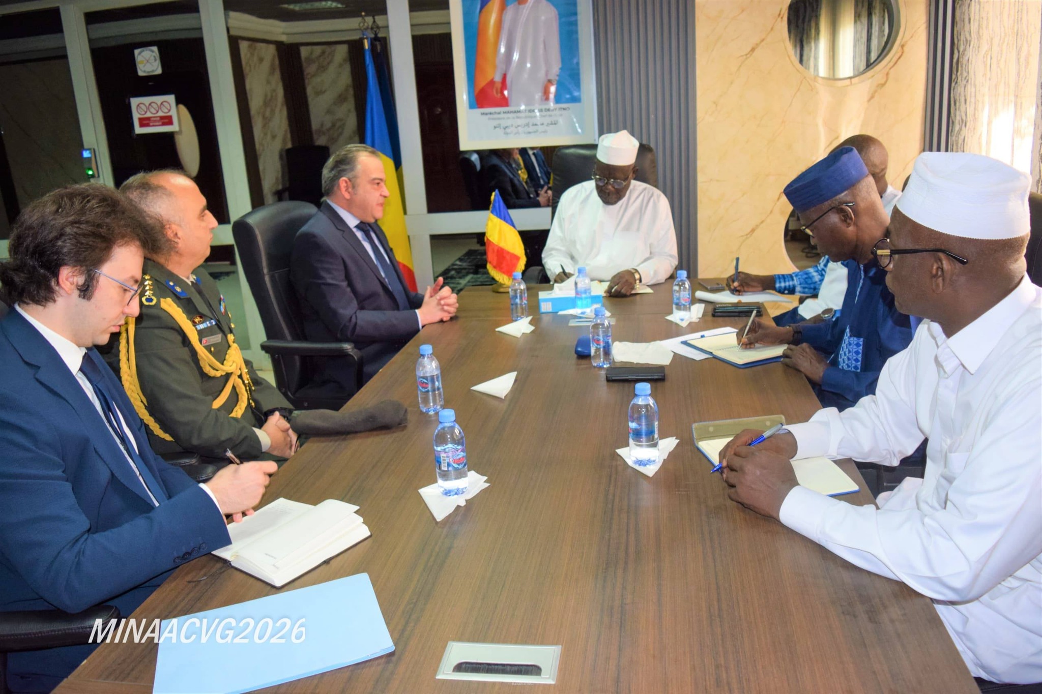 Tchad : le ministre des Armées reçoit en audience quelques diplomates