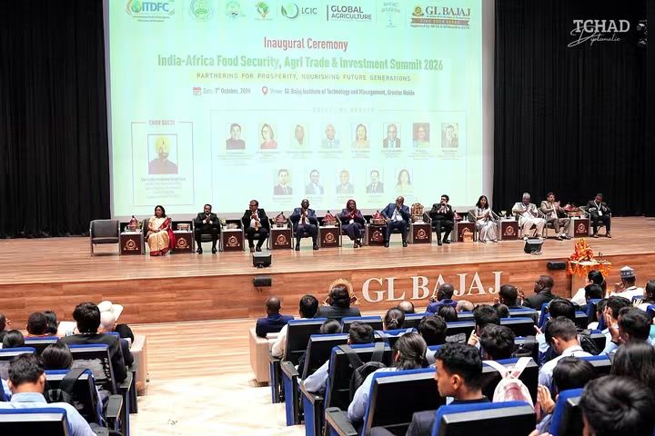 L’ambassadeur du Tchad en Inde présente les opportunités du pays au Sommet Inde-Afrique sur la sécurité alimentaire 